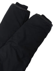 Monogram Embroidered Coat in Black