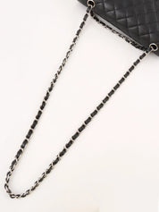 2005 Caviar Skin 经典翻盖链条包 25厘米 黑色