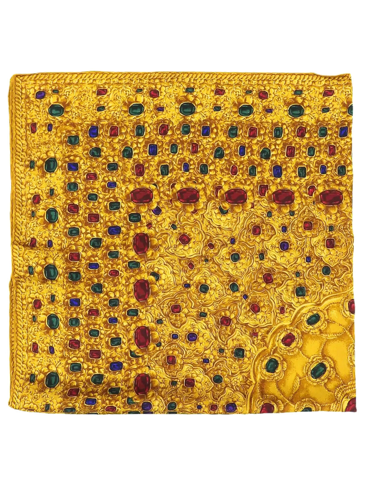 Gripoix Jewelry Pattern Scarf, Ocher/Multi