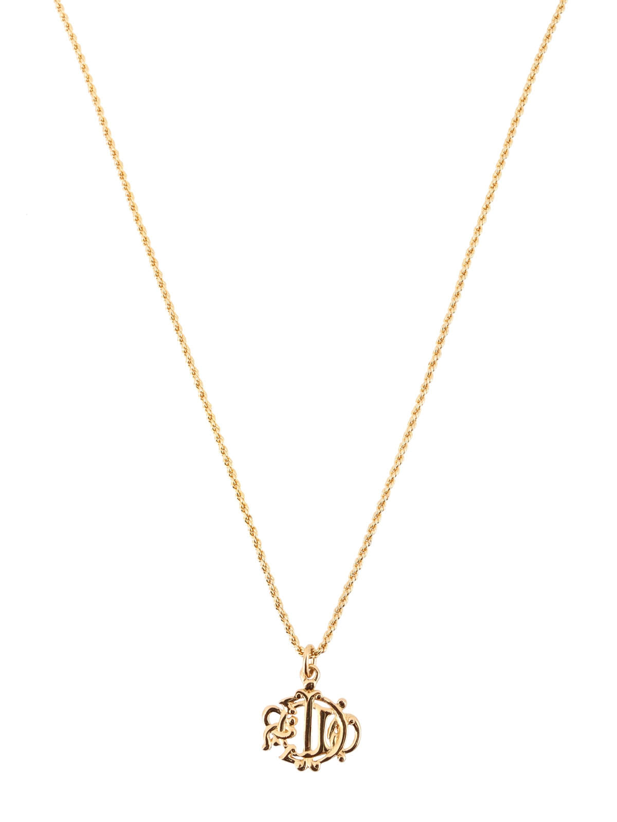 徽章标志牌项链金色