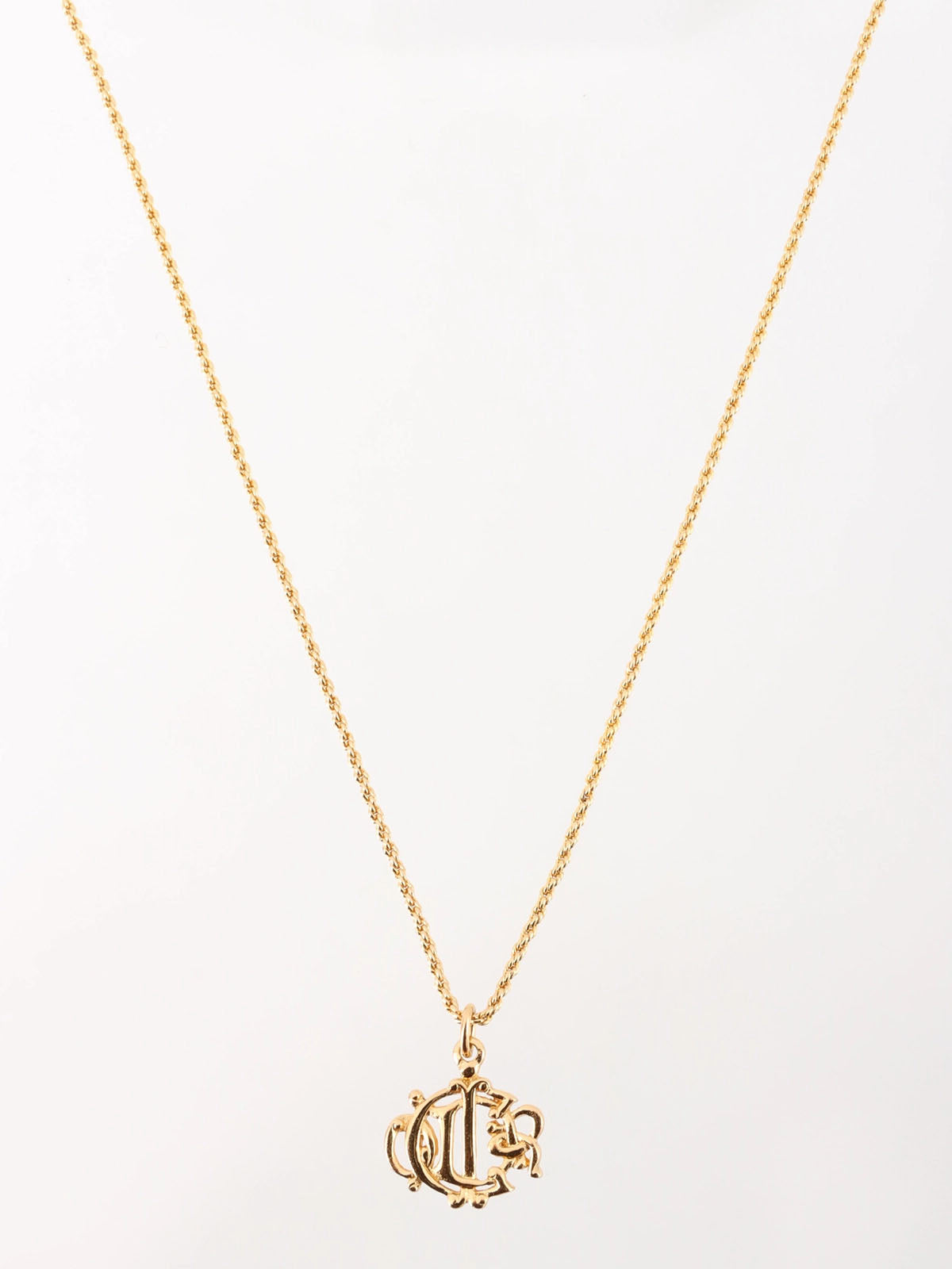 徽章标志牌项链金色