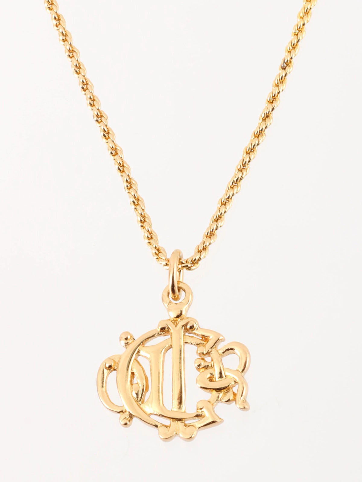 徽章标志牌项链金色