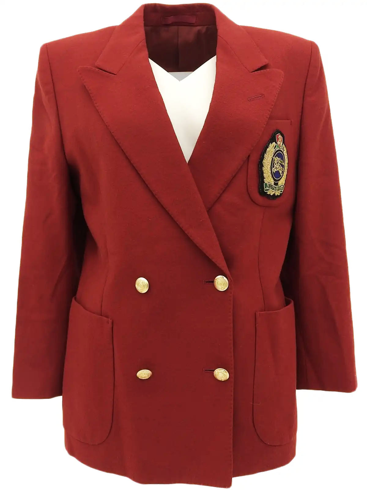 Logo Emblem Jacket Red