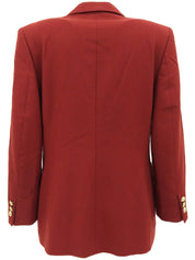 Logo Emblem Jacket Red