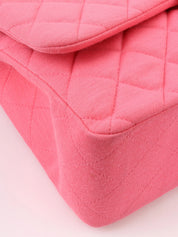 Pink cotton classic flap chain bag, circa 2014