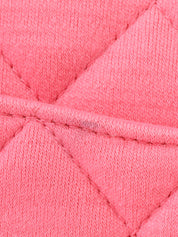 Pink cotton classic flap chain bag, circa 2014