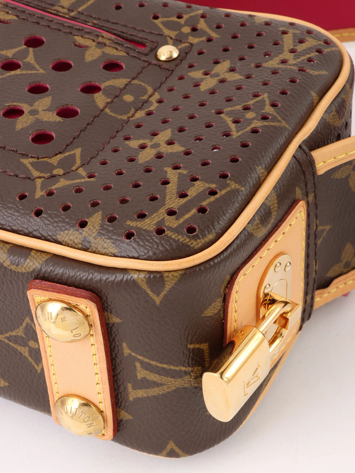 棕色/紫红色帆布 Monogram Performini Trocadero