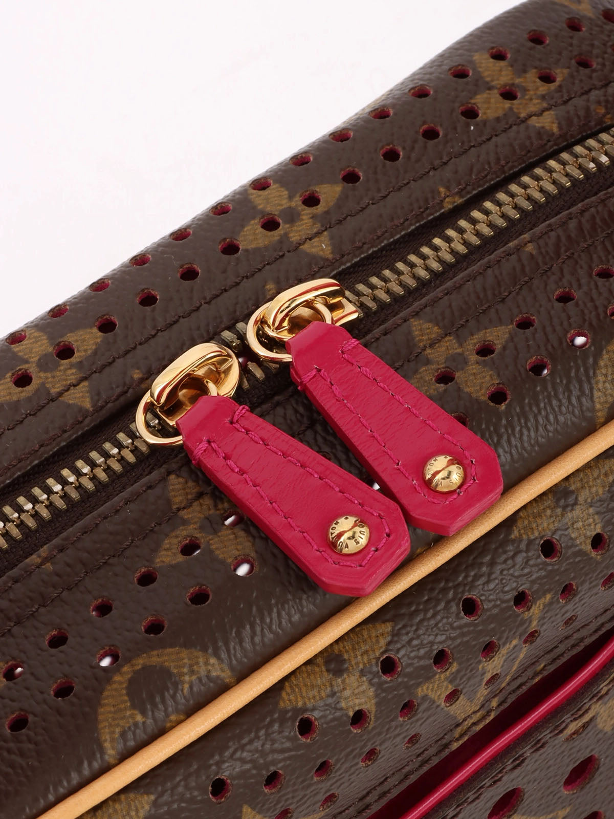 棕色/紫红色帆布 Monogram Performini Trocadero