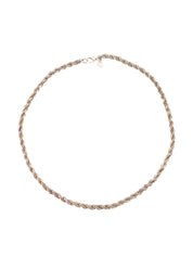 18K925 Twist Chain Necklace Silver/Gold