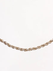 18K925 Twist Chain Necklace Silver/Gold