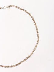 18K925 Twist Chain Necklace Silver/Gold