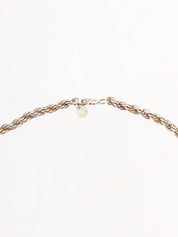 18K925 Twist Chain Necklace Silver/Gold