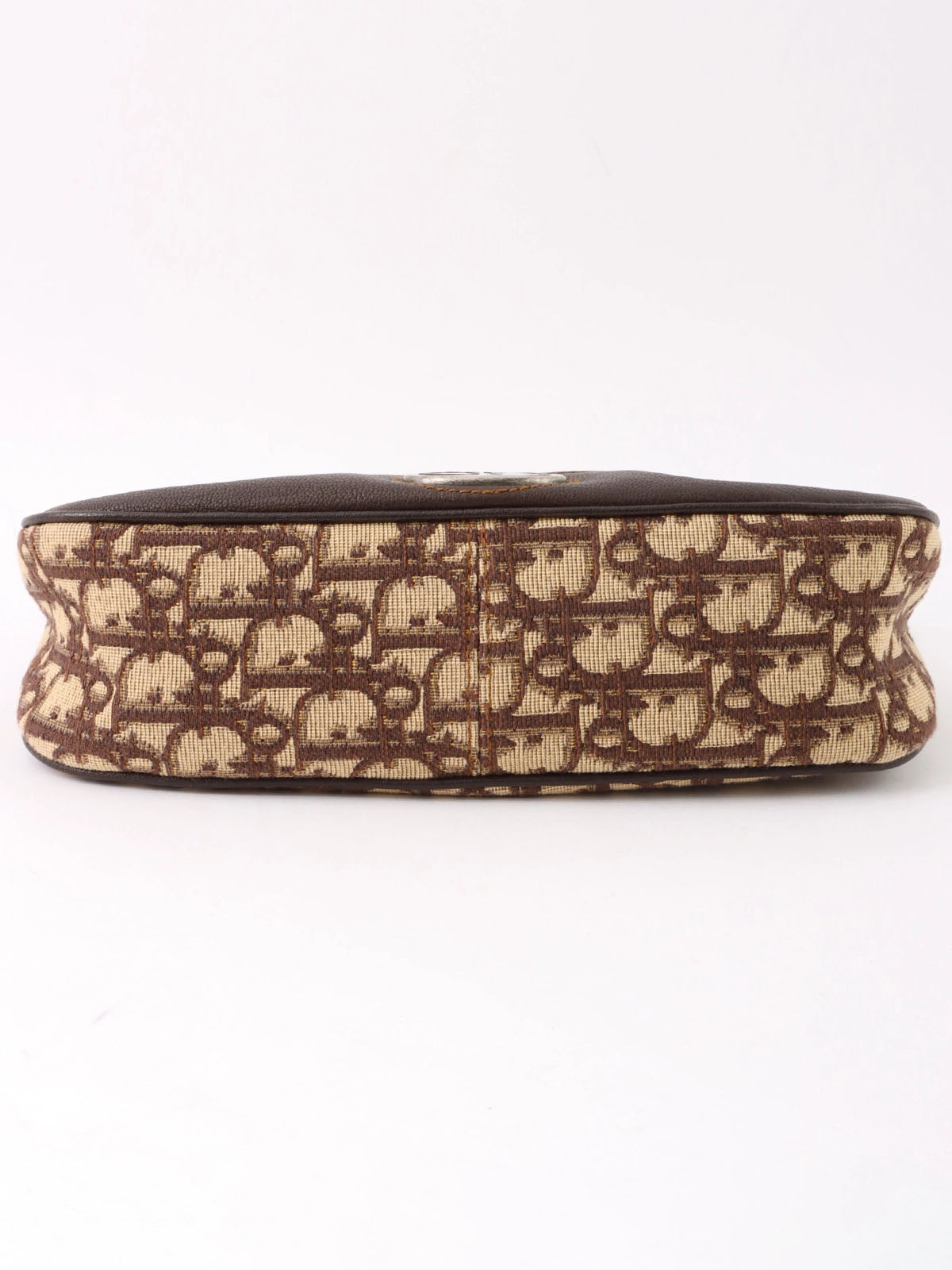 Trotter 图案徽标牌单肩包 棕色