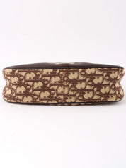 Trotter 图案徽标牌单肩包 棕色