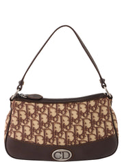 Trotter 图案徽标牌单肩包 棕色