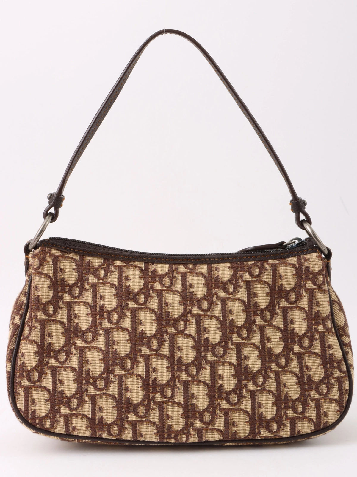 Trotter 图案徽标牌单肩包 棕色