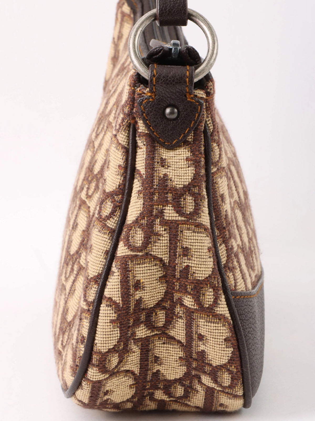 Trotter 图案徽标牌单肩包 棕色