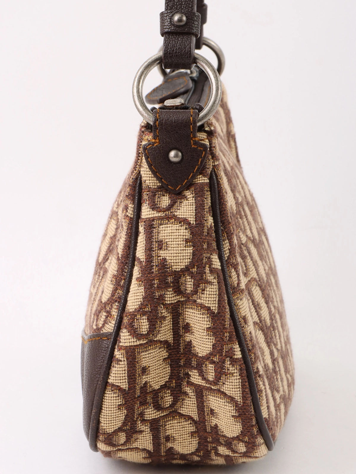 Trotter 图案徽标牌单肩包 棕色