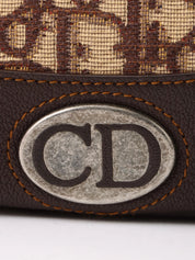 Trotter 图案徽标牌单肩包 棕色