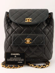 1997 Double CC Turnlock Backpack Black