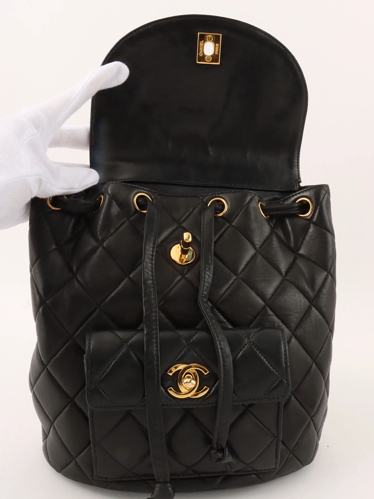 1997 Double CC Turnlock Backpack Black