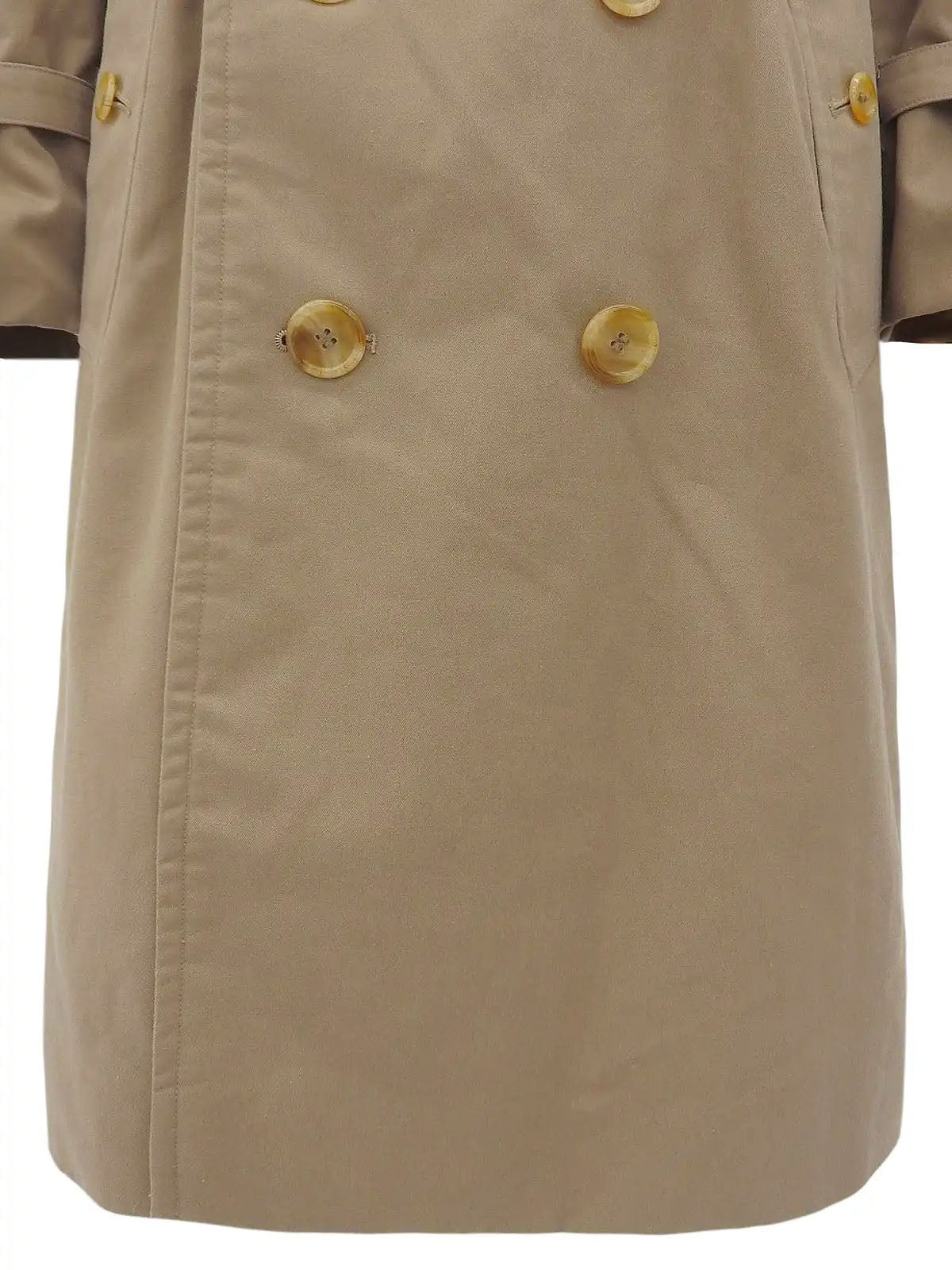 Nova Check Lining Trench Coat in Beige
