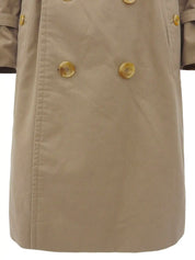 Nova Check Lining Trench Coat in Beige