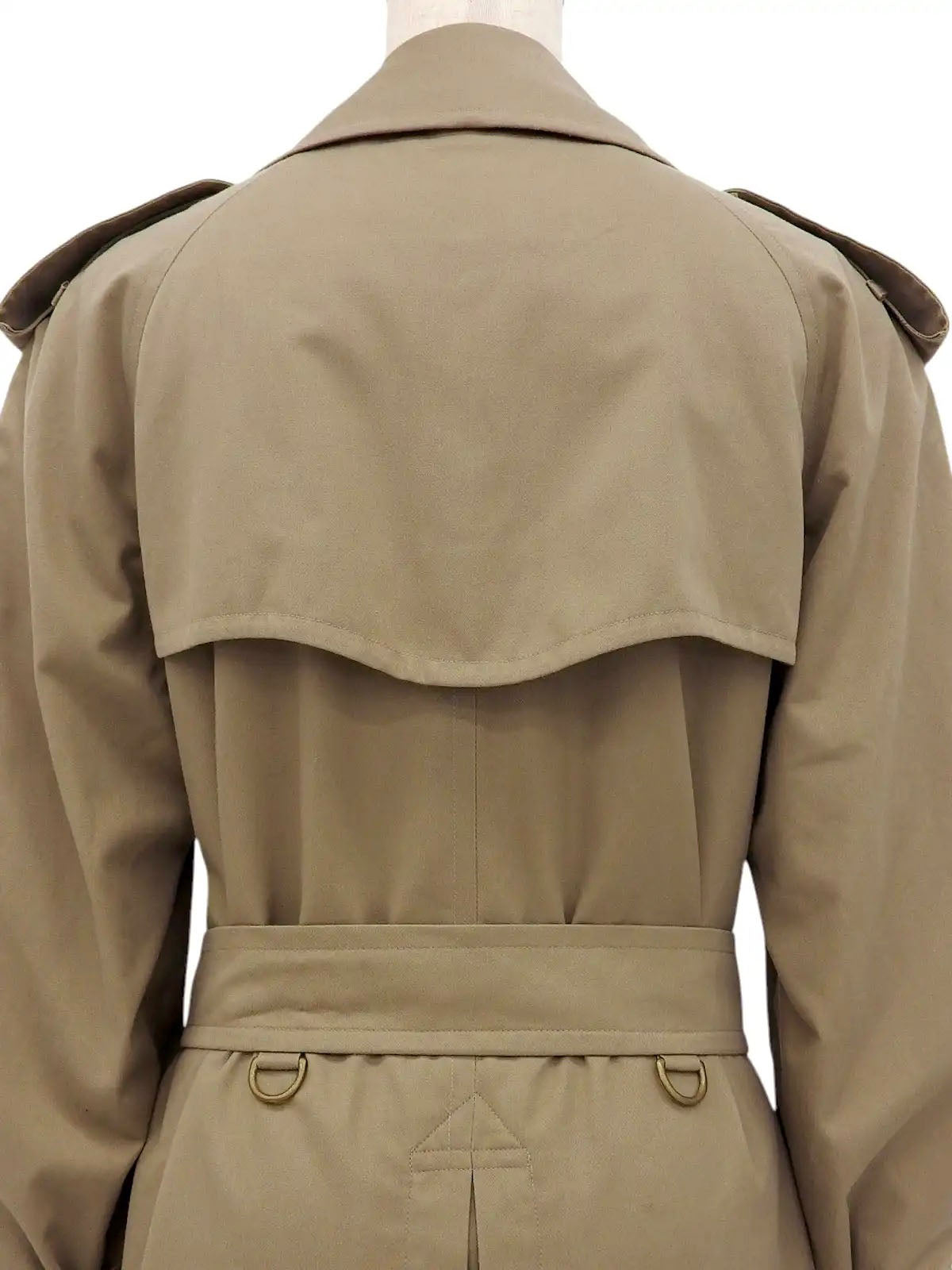 Nova Check Lining Trench Coat in Beige