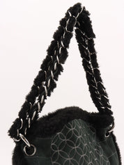 2005 Mouton CC Mark Stitch Shoulder Bag in Black