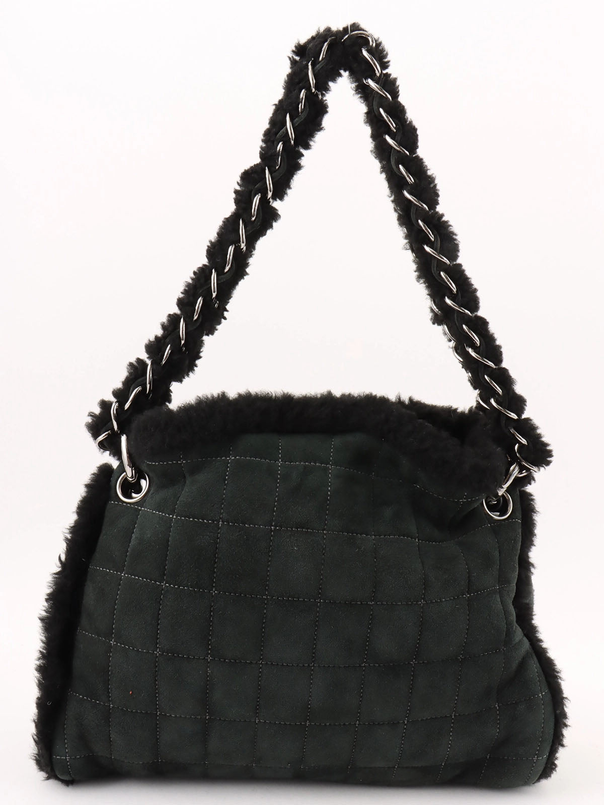 2005 Mouton CC Mark Stitch Shoulder Bag in Black