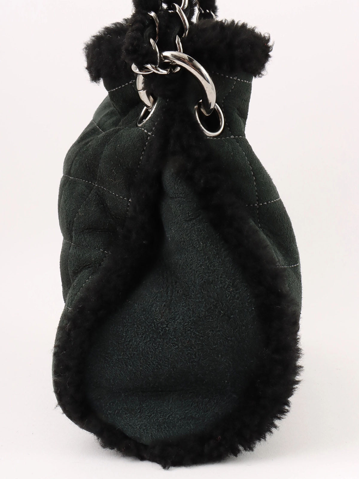2005 Mouton CC Mark Stitch Shoulder Bag in Black