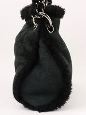 2005 Mouton CC Mark Stitch Shoulder Bag in Black