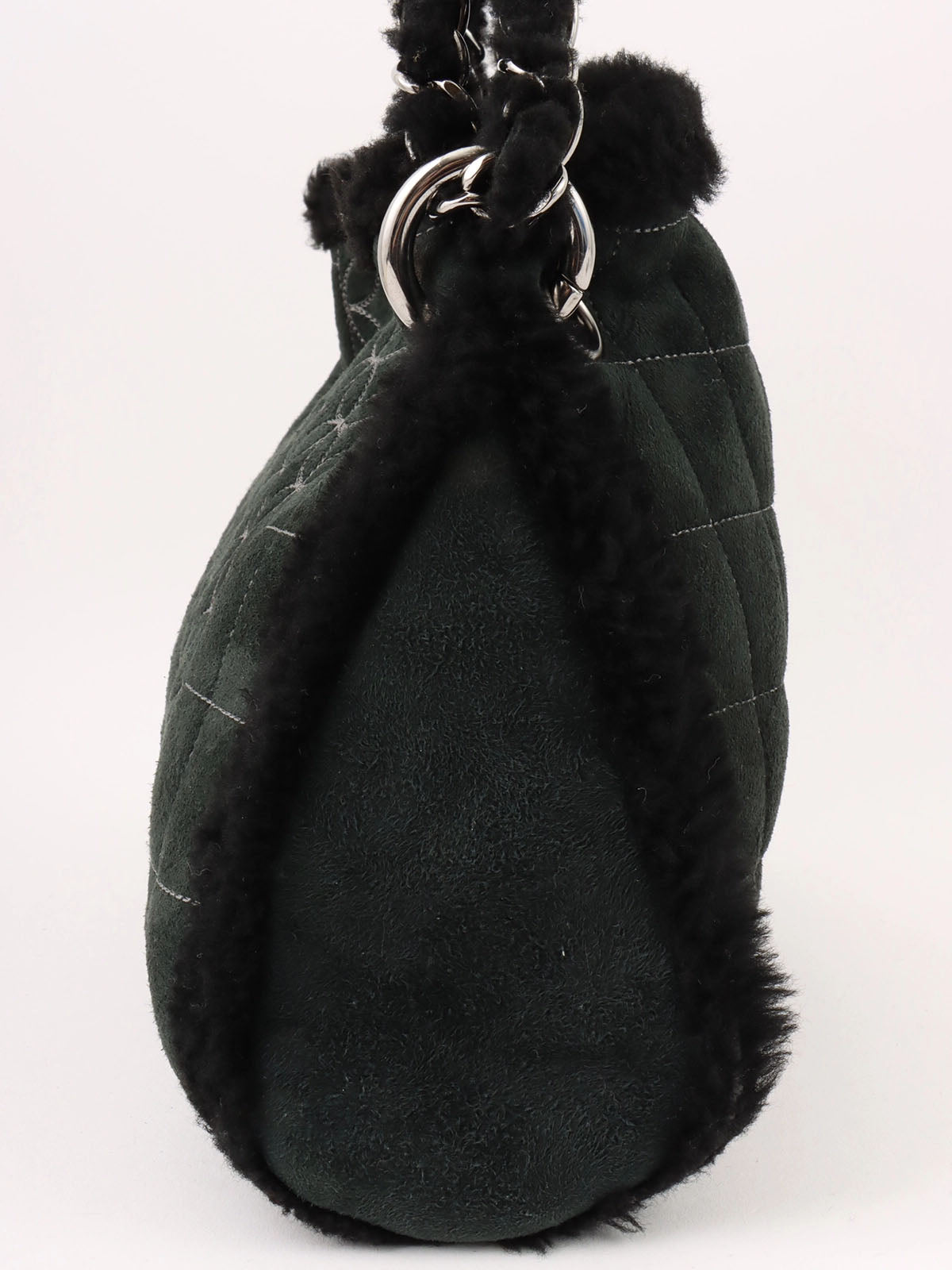 2005 Mouton CC Mark Stitch Shoulder Bag in Black