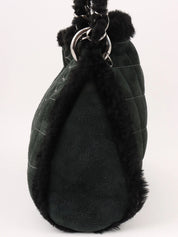2005 Mouton CC Mark Stitch Shoulder Bag in Black