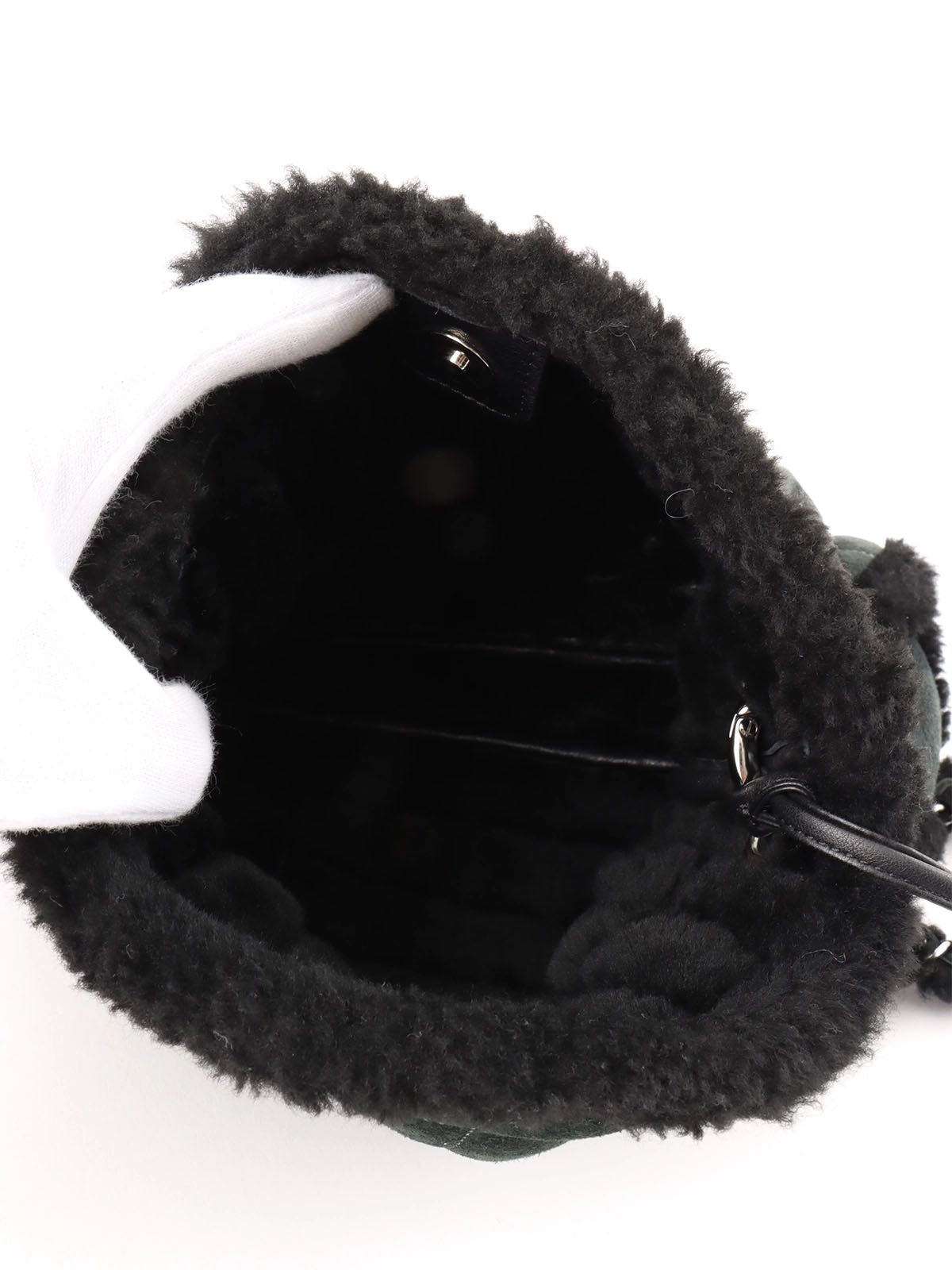 2005 Mouton CC Mark Stitch Shoulder Bag in Black