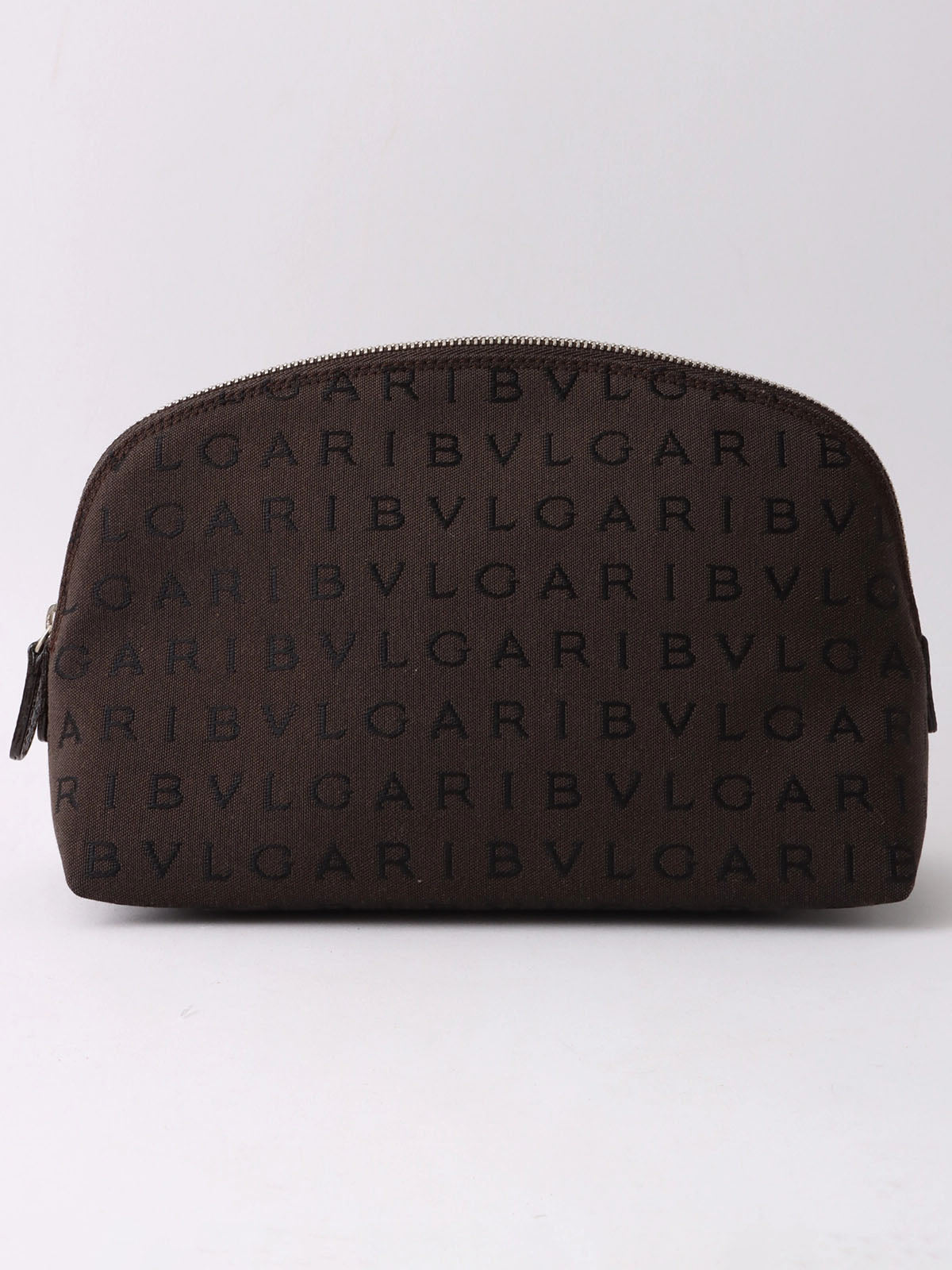 Logomania 手拿包 深棕色