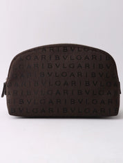 Logomania 手拿包 深棕色