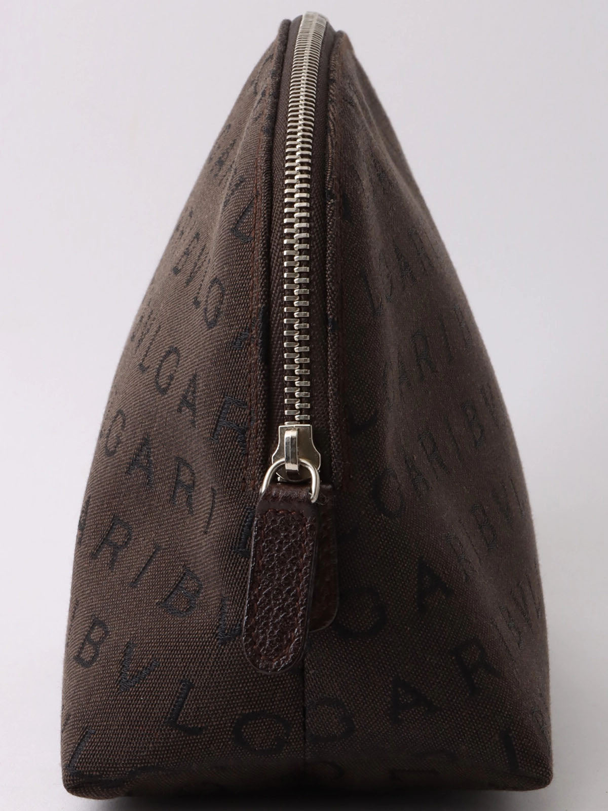 Logomania 手拿包 深棕色