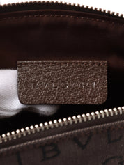 Logomania 手拿包 深棕色