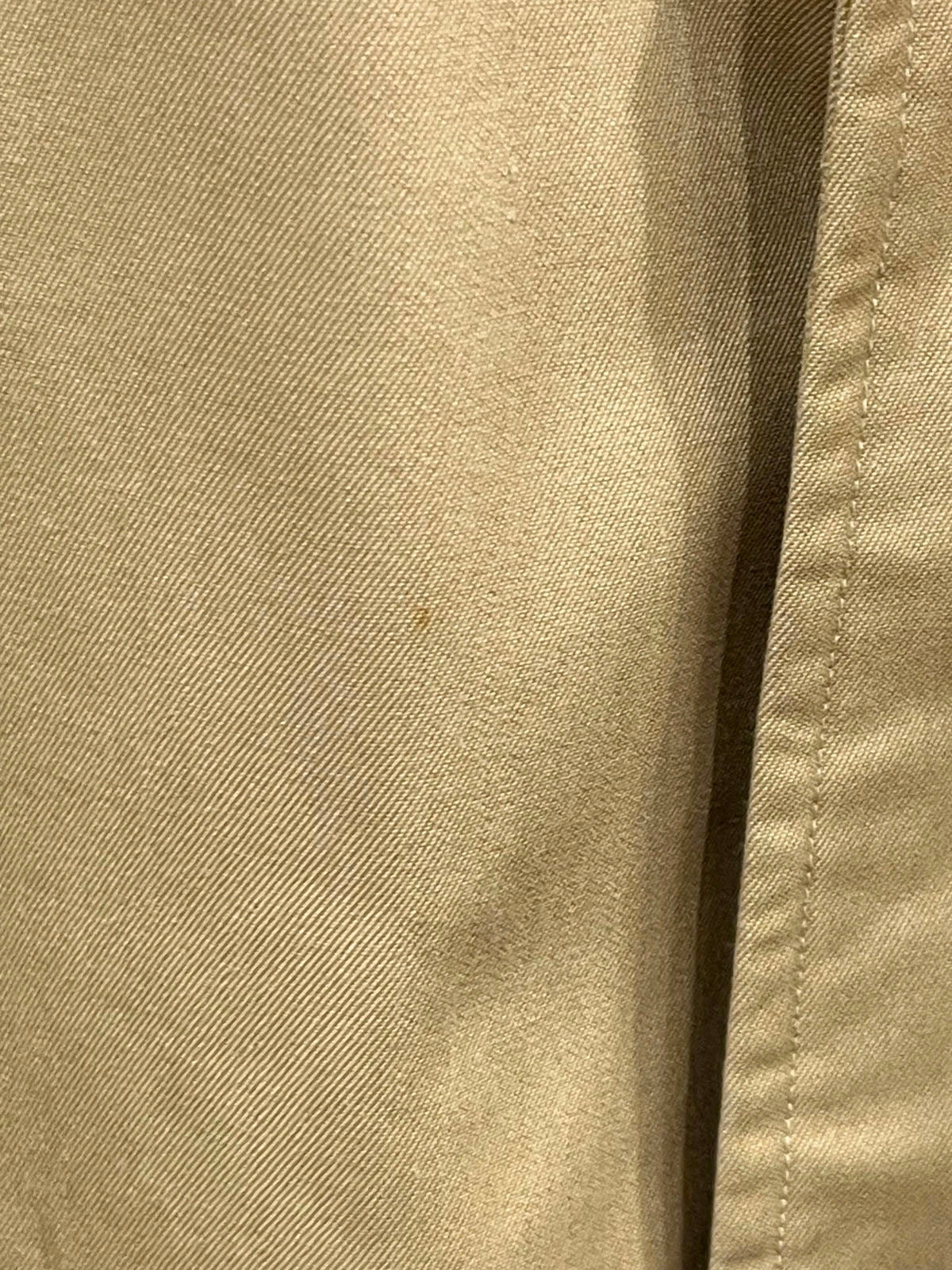Nova 米色格纹衬里圆领大衣