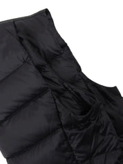 Logo Plate Down Vest Black