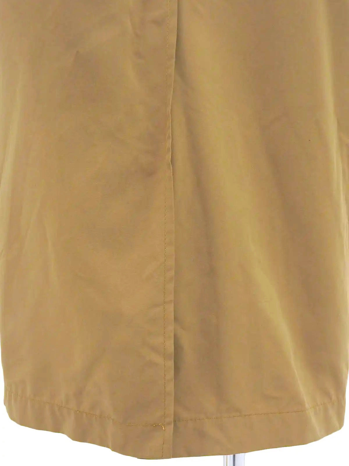 ロゴボタンロングコート ブラウン