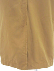 ロゴボタンロングコート ブラウン