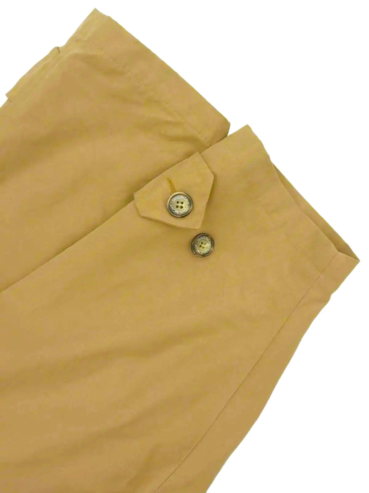 ロゴボタンロングコート ブラウン