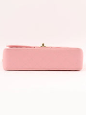 2004 Caviar Skin Classic Flap Chain Bag 25cm Pink
