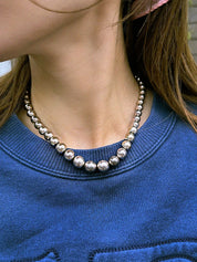 925 ball necklace silver