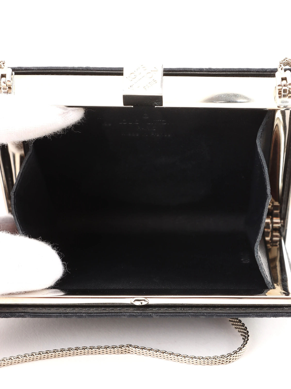 2000 Monogram Satin Ange PM Black