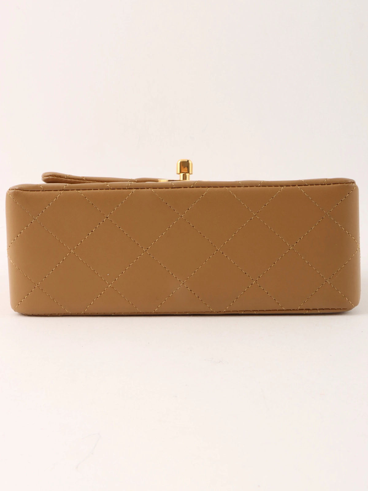 1990's Classic Flap Chain Bag Mini, Beige