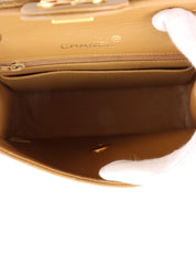 1990's Classic Flap Chain Bag Mini, Beige