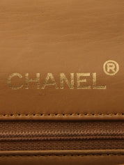 1990's Classic Flap Chain Bag Mini, Beige
